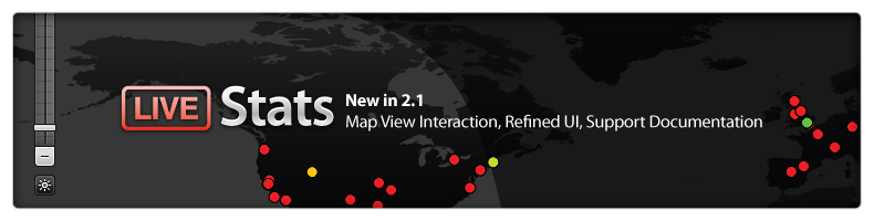 Introducing LiveStats 2.1 with Map View Interaction, Refined UI, and Support Documentation