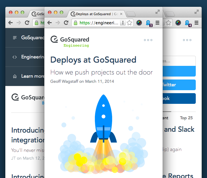 Designing the new GoSquared Blog