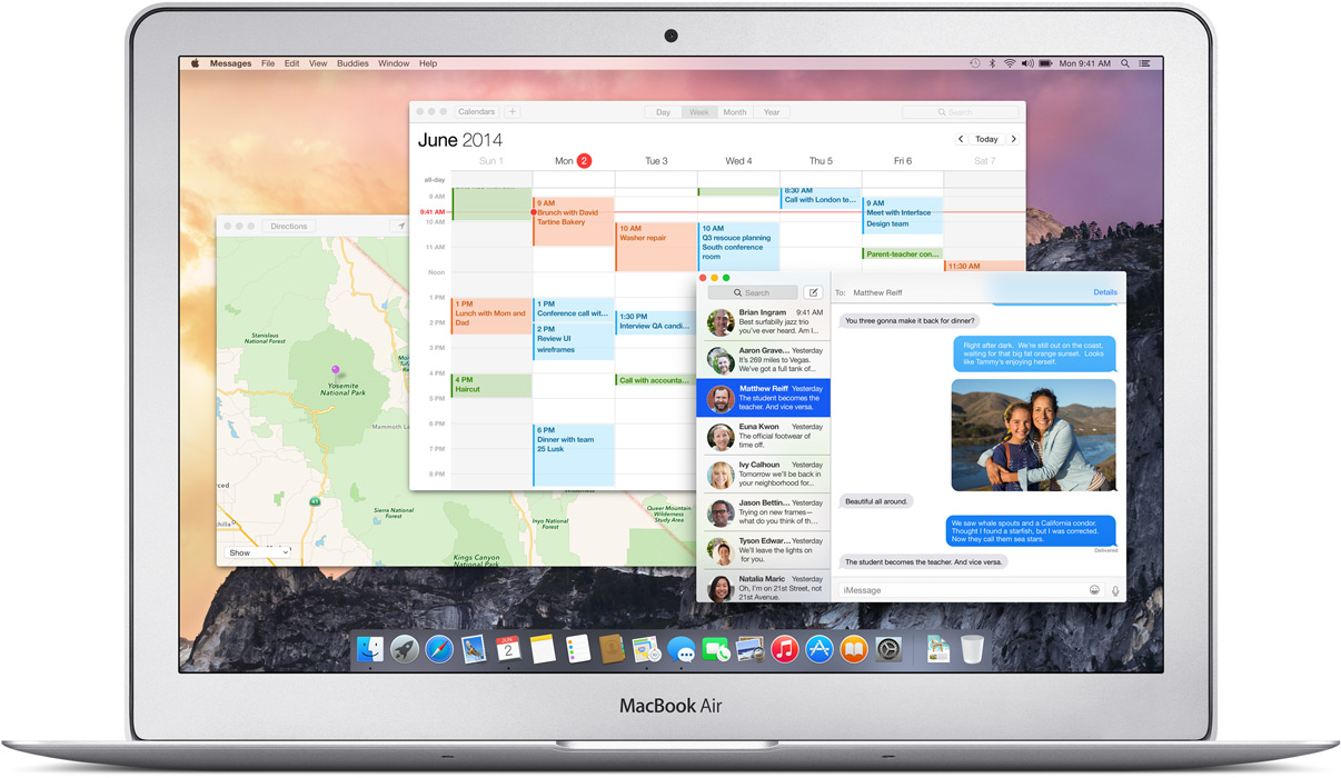 Macbook Air with OS X Yosemite