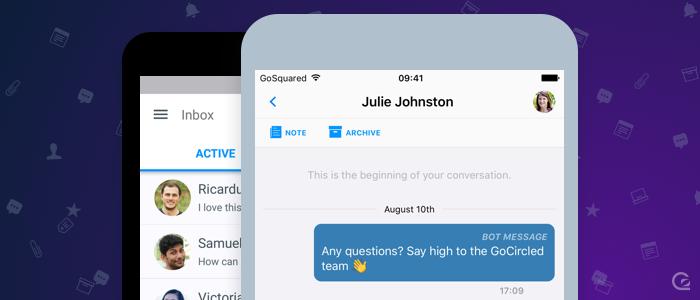 GoSquared Inbox mobile apps for iOS and Android