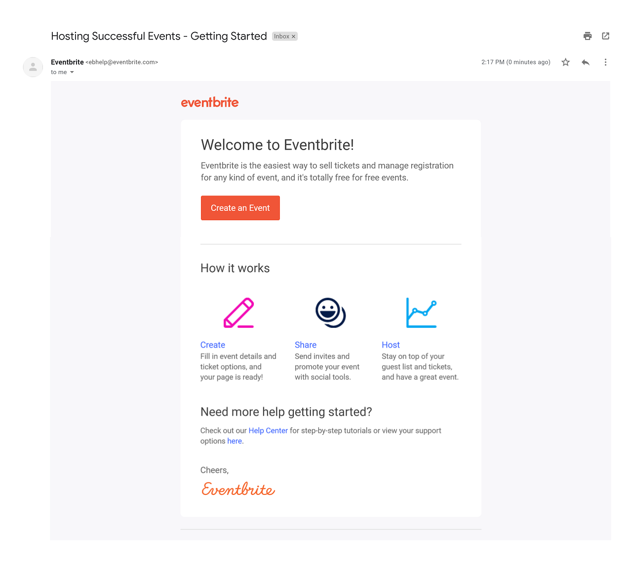 eventbrite customer services